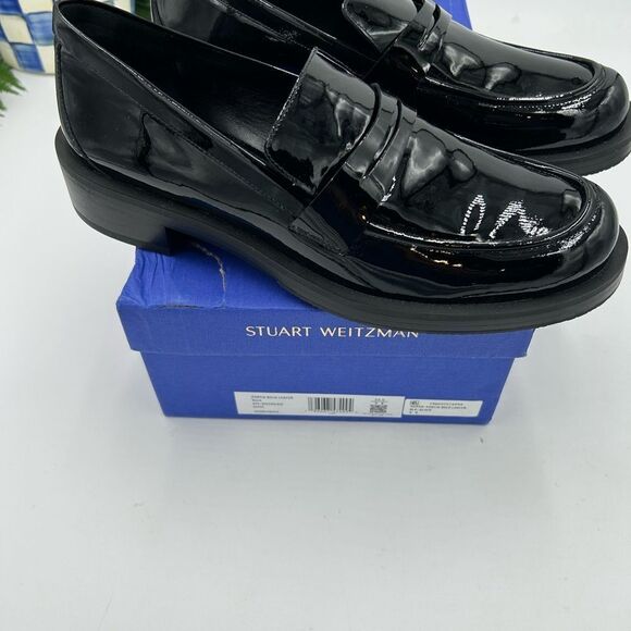 Women’s Stuart Weitzman Soho, patent leather loafers size 9, made in Spain - Picture 3 of 12
